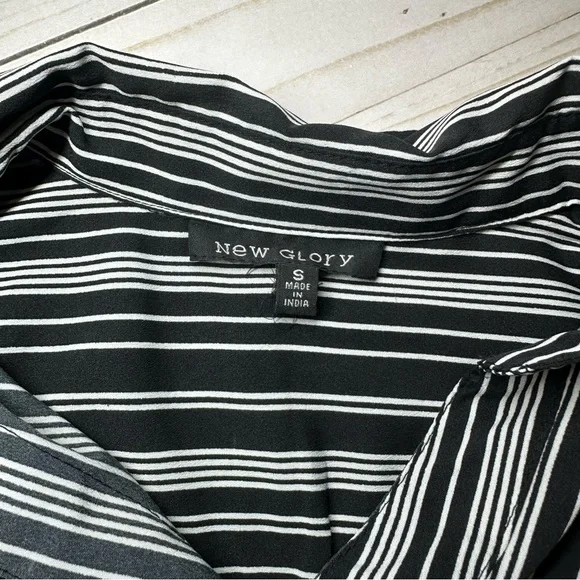 New Glory‎ Striped Dress Size Small Black and White - Picture 3 of 4